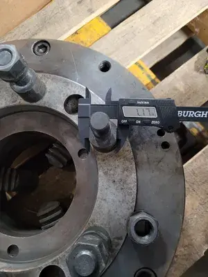 3 JAW CHUCK, LATHE, 15.75IN DIAMETER, 5-1/4IN THROUGH HOLE