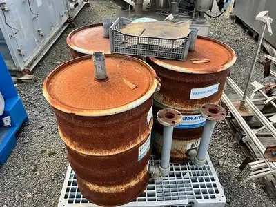 Scrubber, Solvent Recovery, 600 CFM, S/st, Chiller, Carbon, #C737471