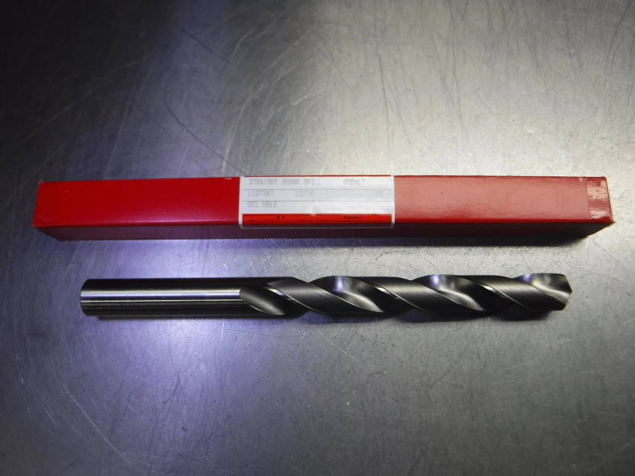 Nachi 13/16" 2 Flute HSS Coolant Thru Drill 13/16" Shank L581 13/16 (LOC3411)
