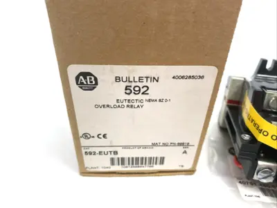 New | in-Stock Allen-Bradley Ser. A NEMA Eutectic Alloy Overload Relay, Manual Reset Starters Michigan US | Maverick Industrial Sales #1390921