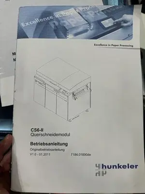 USED HUNKELER PLOWFOLDER SYSTEM