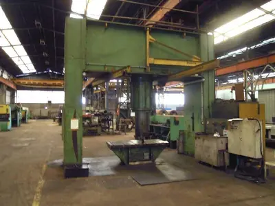 USED LVD 600 TON DISH END FORMING PRESS