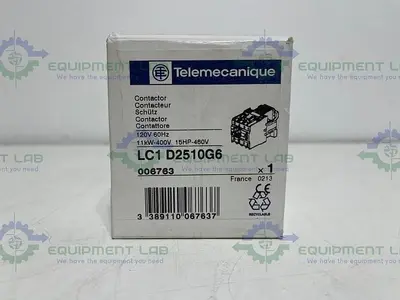 NEW TELEMECANIQUE LC1 D2510G6 CONTACTOR 11KW-400V, 15HP-460V