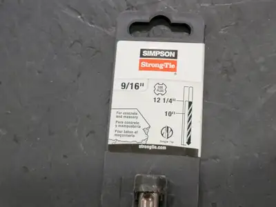 9/16" Hammer Drill Bit