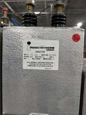 USED INDUCTOTHERM B141328 CAPACITORS