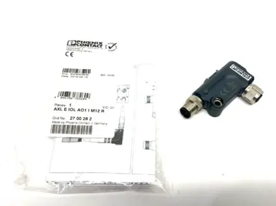 USED PHOENIX CONTACT AXIOLINE E-IO LINK ANALOG CONVERTER MODULE