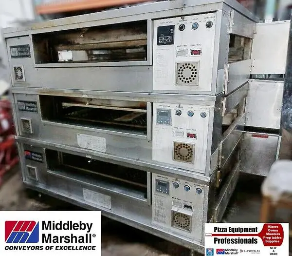 Middleby Marshall Triple Deck Conveyor Ovens