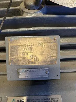 USED ELEKTRIM 100 HP ELECTRIC MOTOR