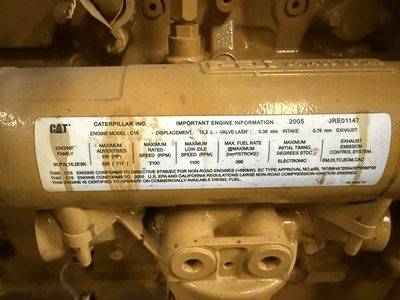 Used 2005 CAT C15 Diesel Engines Texas US | Oil The Woodlands Group #1500704