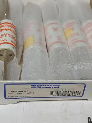 New | in-Stock FERRAZ SHAWMUT A6Y100-3 Miscellaneous Equipment (Electrical & Power) | Surplus Asset Holdings #1195478
