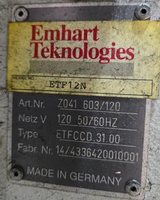 USED EMHART ETF12N