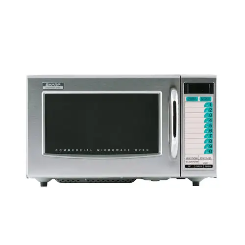 Microwave Oven, Medium Duty, 1000 Watts, 1.0 Cu. Ft. Capacity, Stainless Steel D