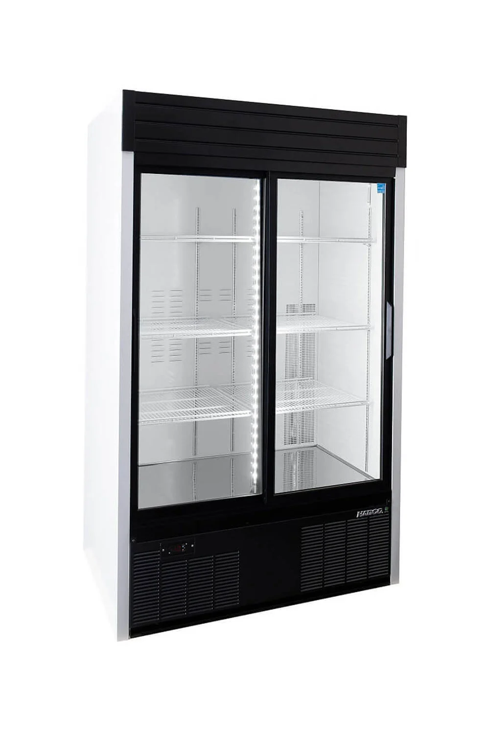 181-0002 Habco SE42HC Sliding Glass Display Self-Contained Cooler