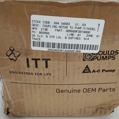 NEW Goulds 305609F3010000