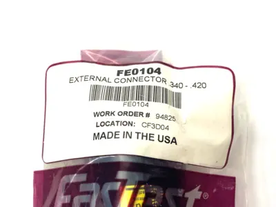 NEW FASTEST EXTERNAL SEALING CONNECTION TOOL .340-.420