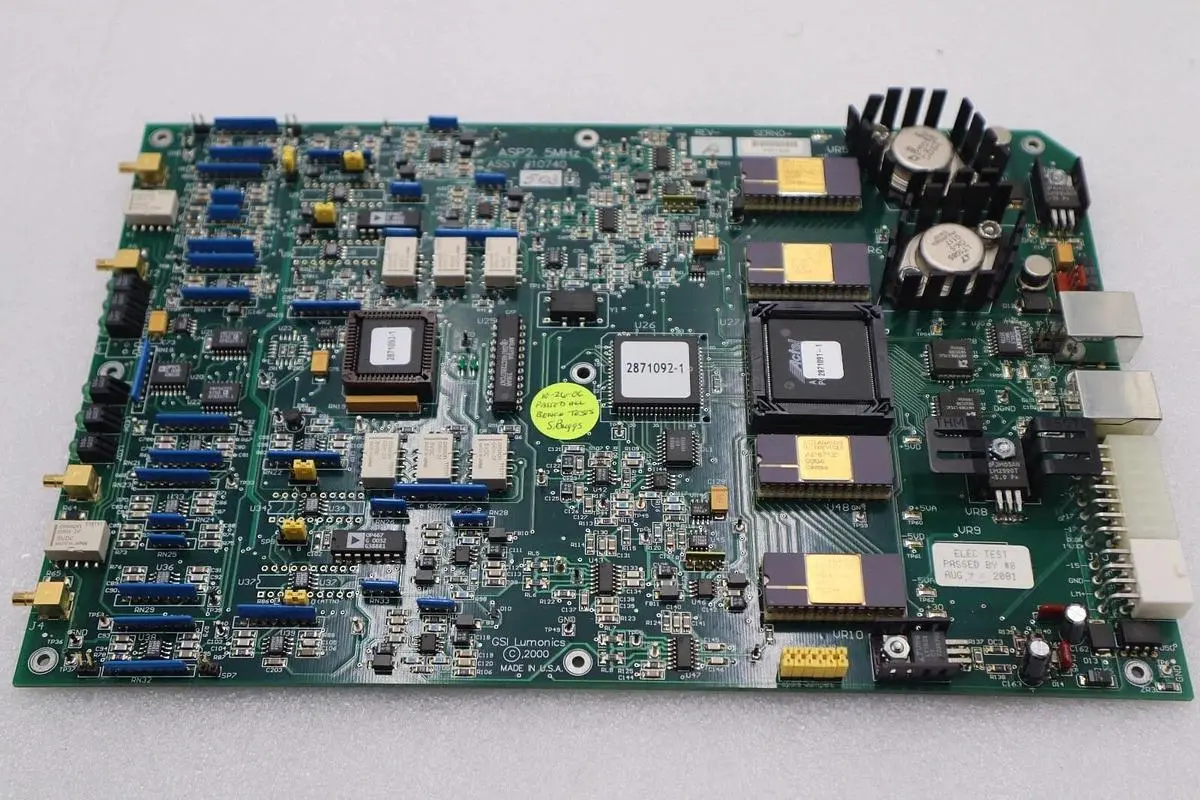 GSI Lumonics ASP2 5MHz REV-A A661929 PCB Assembly Board 10740-503  #2832