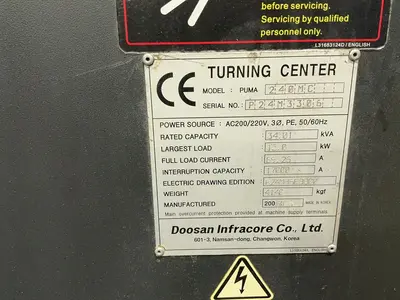 Used DOOSAN PUMA 240MC CNC Lathes Ohio US | HGR 24 #1343636