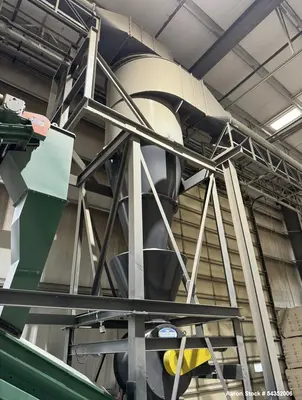 Imperial Systems Industrial Cyclone Dust Collector – 72" Carbon Steel Cyclone