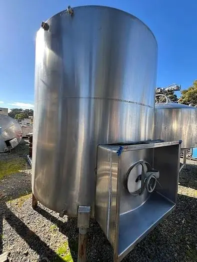 Tank, 1,550 Gallon, S/st, 78" X 86", #S738679