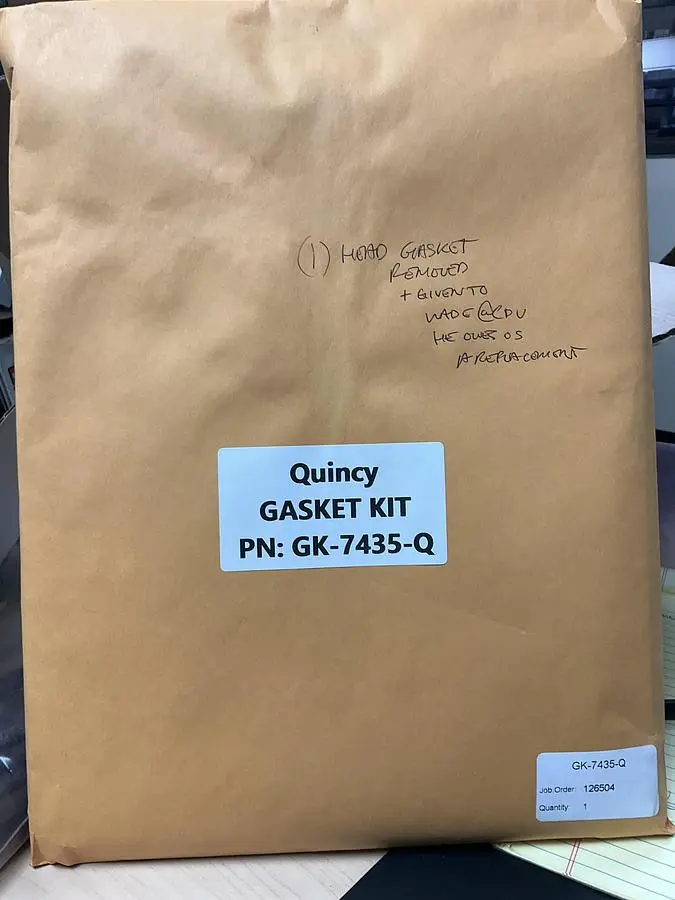 Quincy Gasket Kit PN: GK-7435-Q