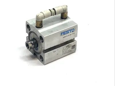 Used FESTO COMPACT CYLINDER 25MM X 20MM 8076356 Pneumatic Cylinders | Maverick Industrial Sales #1102888