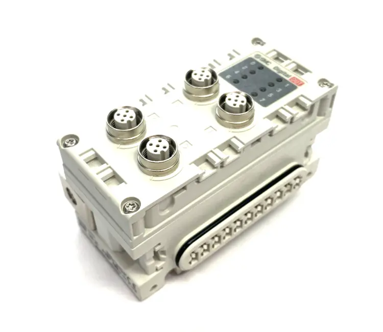 Used SMC DIGITAL OUTPUT MODULE PNP 8-POINT 4XM12 PLC Input & Output | Maverick Industrial Sales #1099405