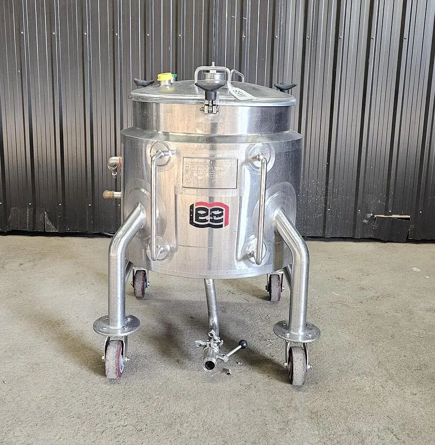 Used Lee Industries 40 Gallon Jacketed Tank, Stainless Steel