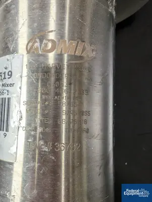 USED Admix 3 HP Admix Rotosolver, Model 90RS70SS