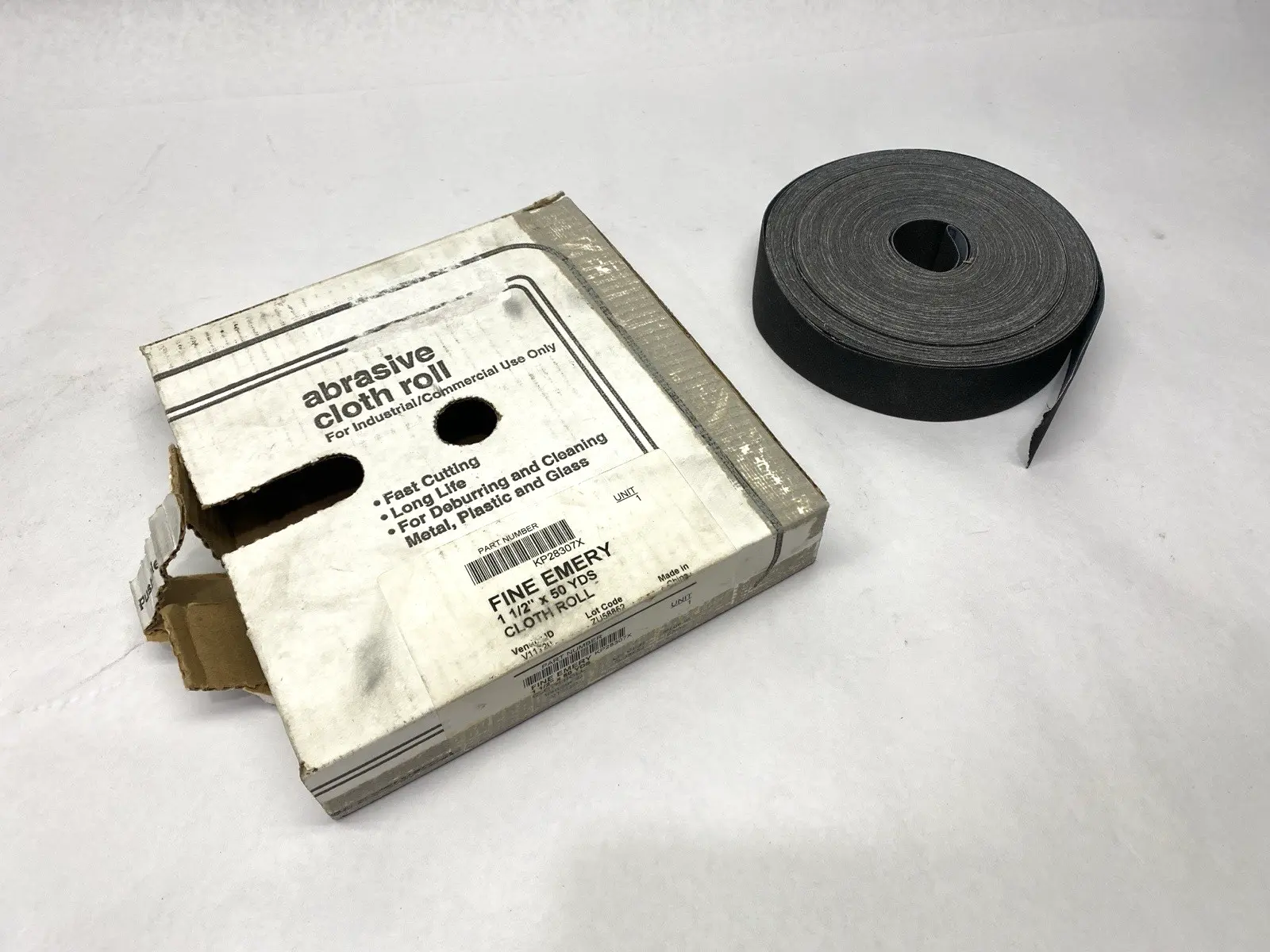 KP28307X | Abrasive Cloth Roll 1-1/2" CUT TO 25YDS - New Other