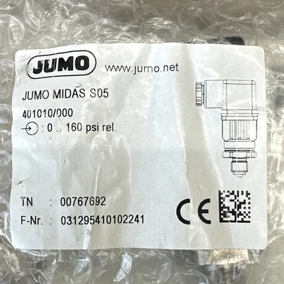 New | in-Stock JUMO 00767692 Parts (Hydraulics and Pneumatics) Indiana US | J&J Industrial Supply #510049