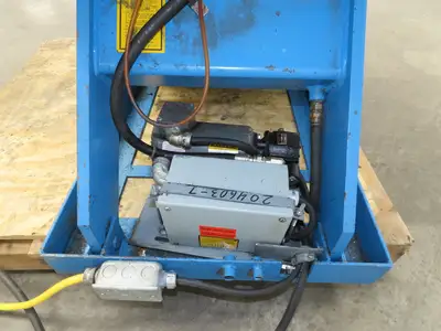Bishamon Optimus Hydraulic Lift Table 2500lbs 36" Travel 24x48" Top 3Ph