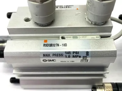 Used SMC Pneumatic Cylinder Stopper 32mm Bore 20mm Stroke Pneumatic Cylinders Michigan US | Maverick Industrial Sales #1419217