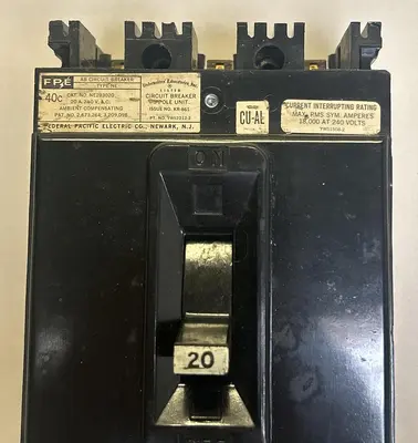 Used FEDERAL PACIFIC NE233020 Miscellaneous Equipment (Electrical & Power) | Surplus Asset Holdings #1199078