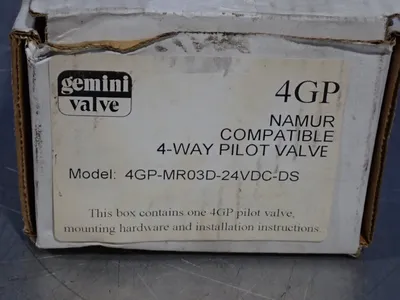 New | in-Stock GEMINI VALVE 4GPMR03D24VDCDS Pumps Ohio US | HGR 24 #1089497