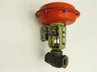HD Baumann 54-24 588 Pneumatic Diaphragm Actuator 1-1/2"NPT Bronze Globe Valve
