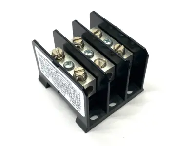 Used Square D Ser. D Power Distribution Block 3-Pole, 600V Terminal Blocks Michigan US | Maverick Industrial Sales #1496053