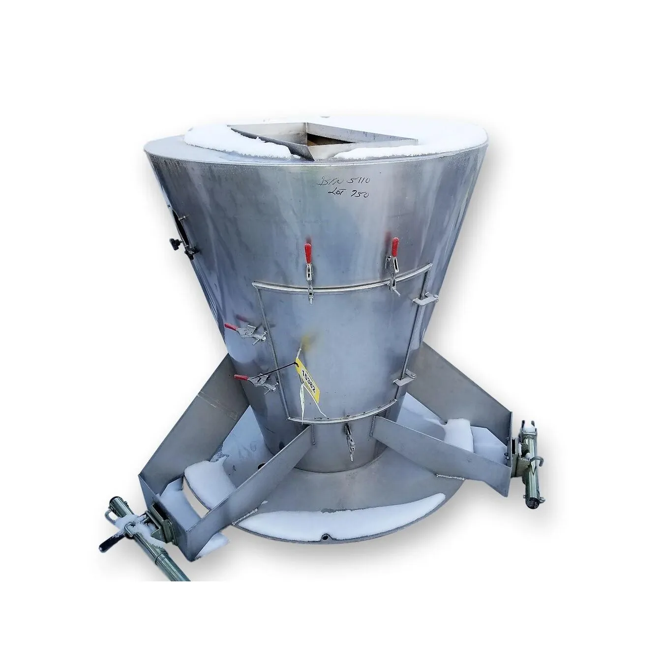 Used 15 cubic foot Anderson & Dahlen Stainless Steel Hopper