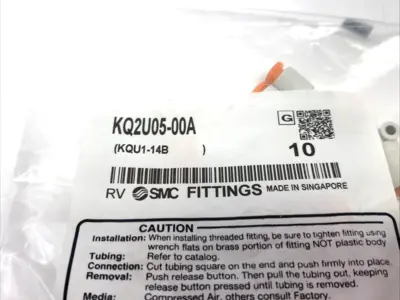New | in-Stock SMC One-Touch Pneumatic Union Tee Fitting, 3/16" Tube OD, 10-PACK Parts (Hydraulics and Pneumatics) Michigan US | Maverick Industrial Sales #1391001