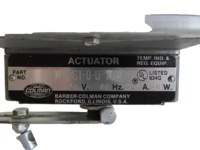 USED BARBER COLMAN MP-361-0-0-1 ACTUATOR 24V 60HZ MP361001