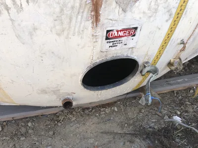 Pfaudler 19,000 Gallon Glass Lined Steel Tank Liquid storage anti corrosive