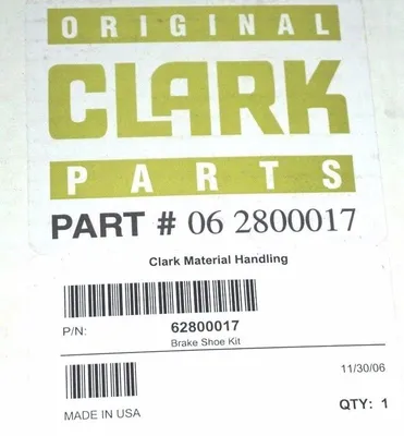 NEW CLARK 62800017 BRAKE SHOE KIT