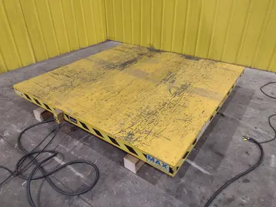 4,000 LBS X 72" X 72" LIFT PRODUCTS MODEL #LPT4W-040-36 HYDRAULIC SCISSOR LIFT TABLE: YOBRO #24987