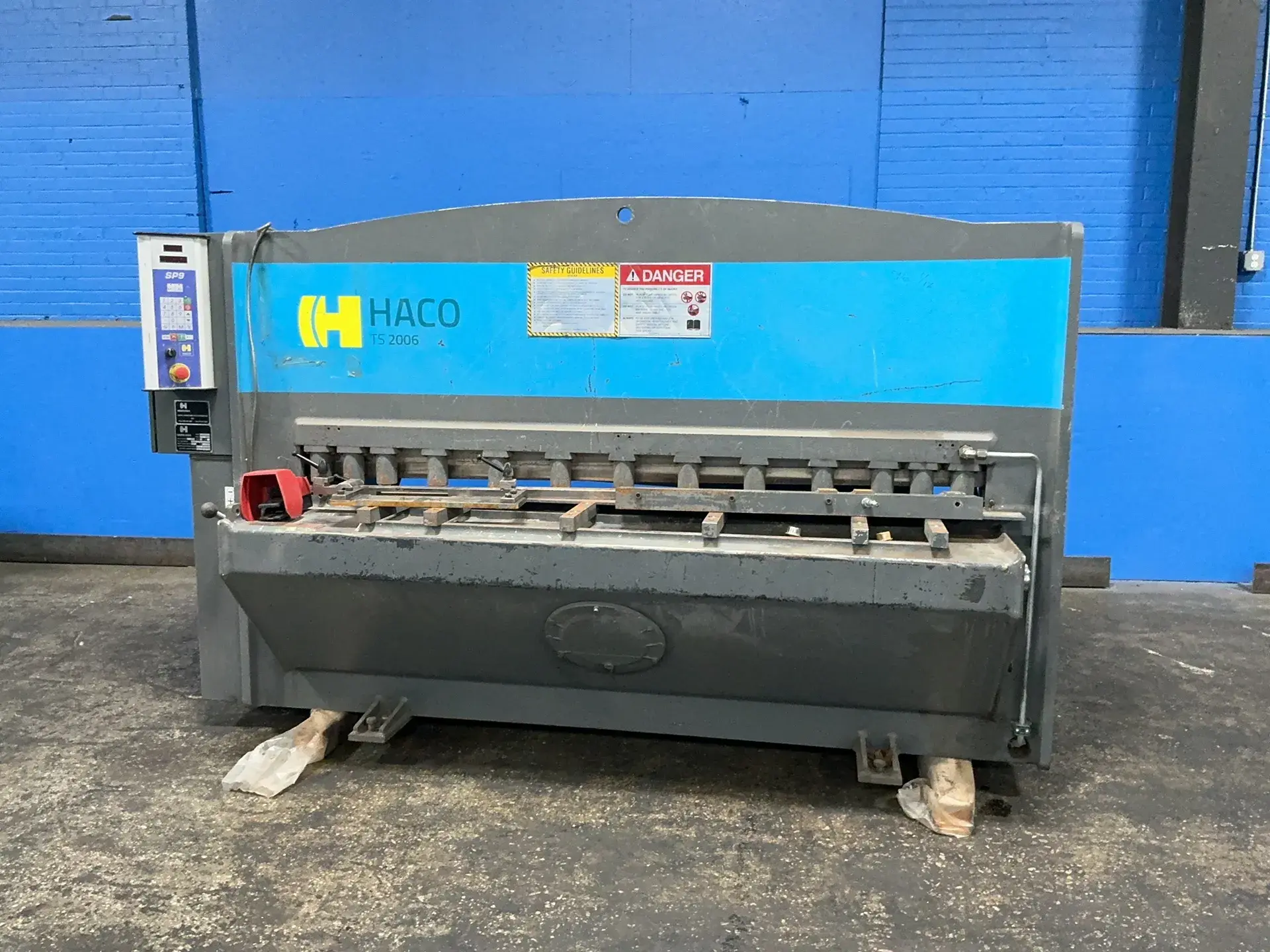 Used HACO TS 2006 Power Squaring Shears (Gauge) Ohio US | HGR 24 #1311855