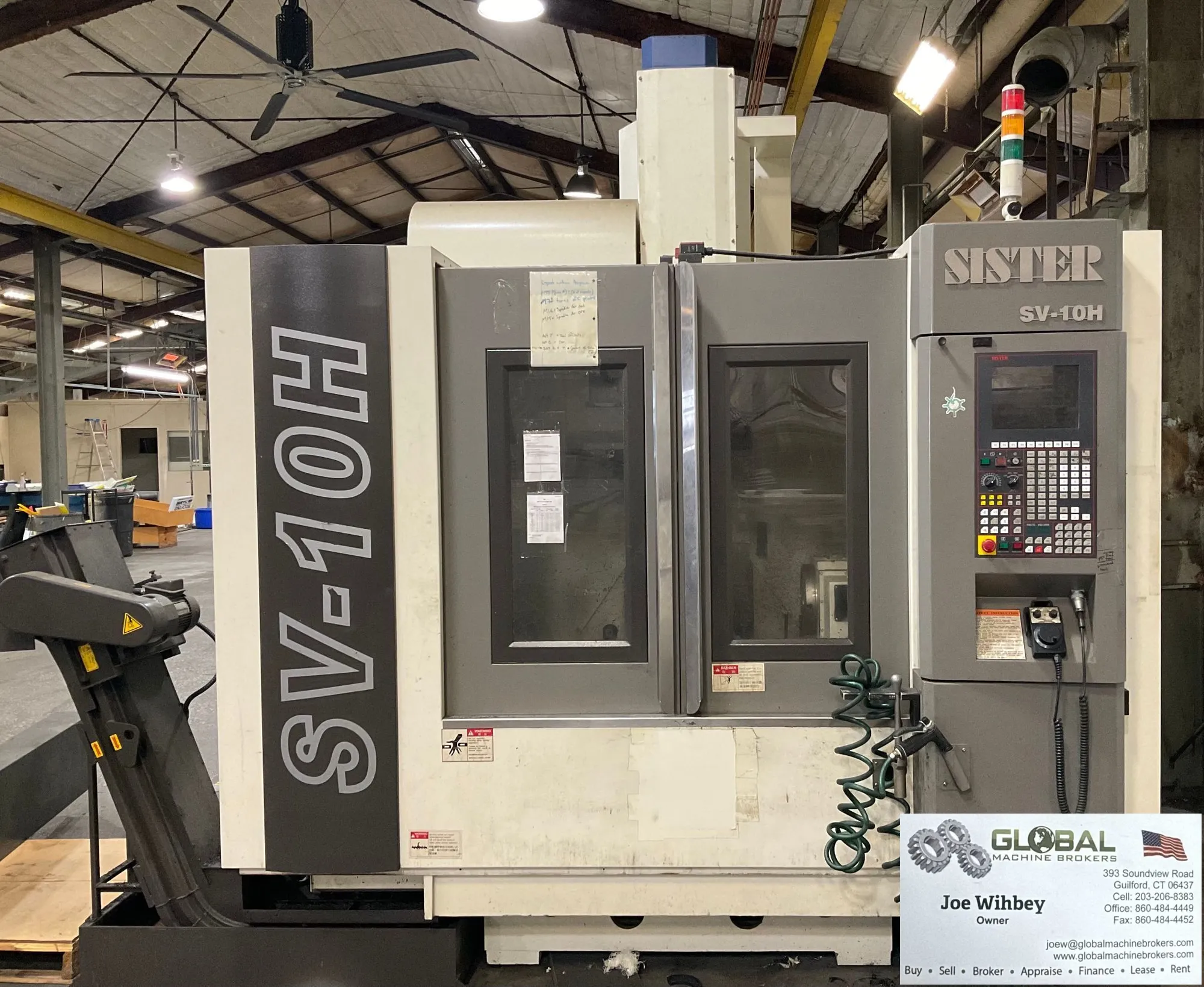 Sister SV-10H CNC Vertical Milling Machine Center W/ tooling and more.