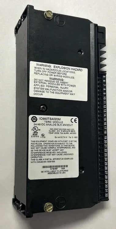 New | in-Stock GE FANUC IC660TSA020M Industrial Controls Ohio US | Surplus Asset Holdings #1237428