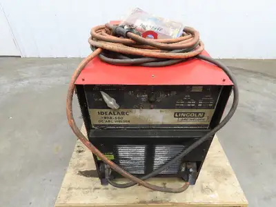 Lincoln 7710 IDEALARC R3R DC ARC Stick Welder Welding Power Source 500 AMP Tested
