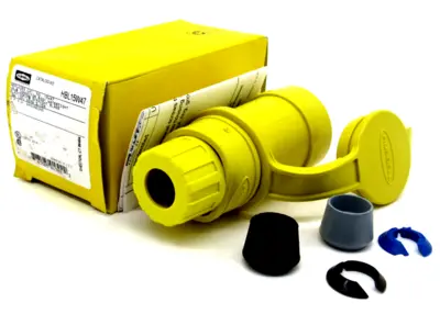 NEW HUBBELL HBL15W47 CONNECTOR BODY 15AMP 125V