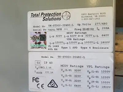 USED TOTAL PROTECTION SOLUTIONS TK-ST300-3Y480-L