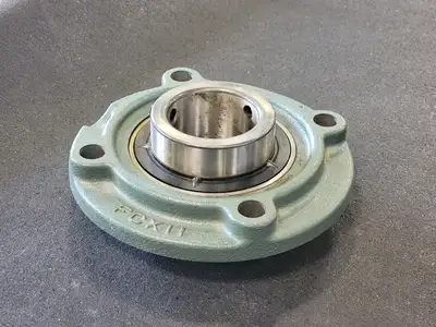 Round Flange Block Bearing 2-3/16" Bore, UCFCX11-203D1