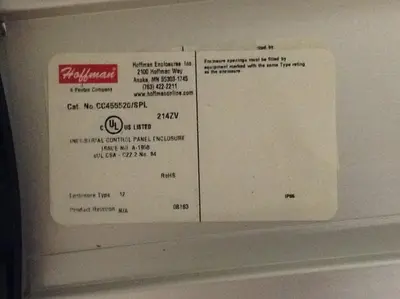 NEW HOFFMAN CC455520/SPL